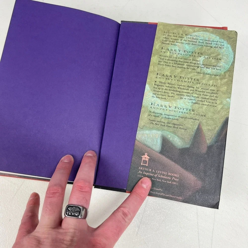 Harry Potter and the Goblet of Fire HC/DJ JK Rowling True 1st‎ Edition 1st Print